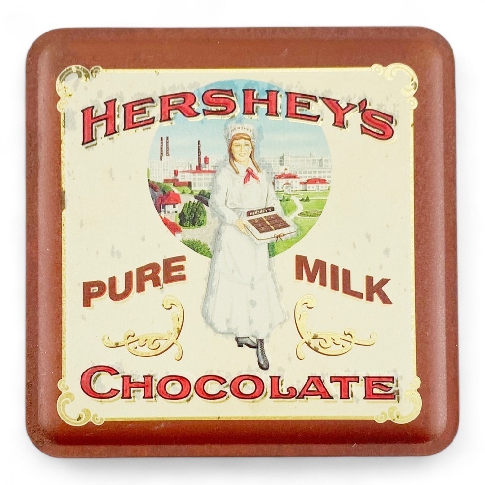 1992 Vintage Edition #2 Hersheys Pure Milk Chocolate Tin 1915 Hershey Girl​
